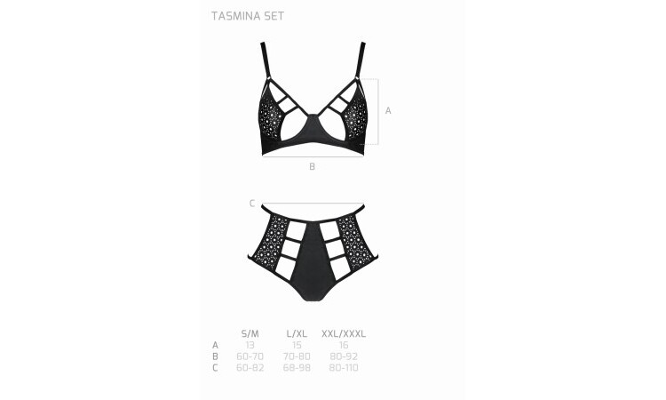 Tasmina Bra Set - Black - Image 5