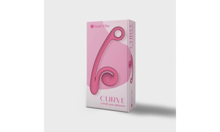 Snail Vibe Curve Duo Vibrator - Pink - Image 3