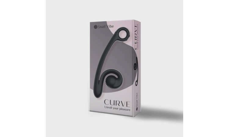 Snail Vibe Curve Duo Vibrator - Black - Image 4