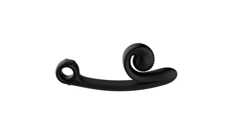 Snail Vibe Curve Duo Vibrator - Black - Image 1